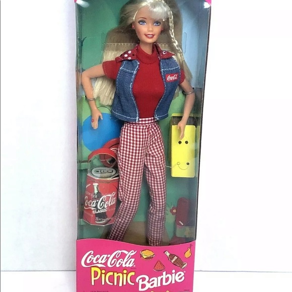 barbie coca cola picnic special edition doll 1997